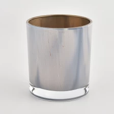 porcelana Garos de vela de vidrio Gold Candelador de vidrio de alta calidad interno fabricante