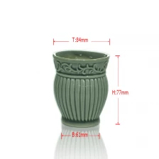 China Glazing ceramic candle holders manufacturer