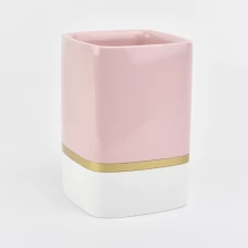 中国 金色带光泽混凝土蜡烛罐 制造商