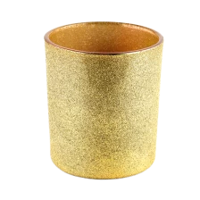 中国 金色玻璃蜡烛罐为蜡烛制作的蜡烛容器 制造商
