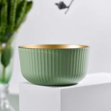 Cina Verdecele in vetro di lussuoso contenitore di candela in vetro Verde Gerra Jandle Jar all'ingrosso produttore