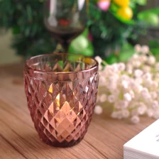 China Hand made glass candle jar manufacturer