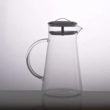 Chiny Hand made glass pots glass water jugs glass kattles glass jugs factory producent