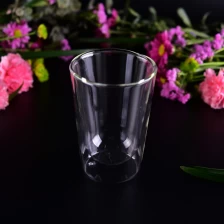中国 手工350ml耐热蛋形双层玻璃杯 制造商