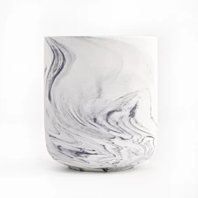 China Handgefertigter duftender modischer Kerzenhalter Keramikschiffer Kerzenglas für die Heimdekoration Hersteller