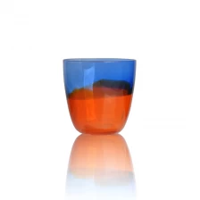 China Handmade solid glass candle holder manufacturer