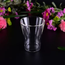China Heat resistant double wall glass for milk manufacturer