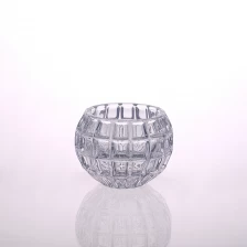China High quality clear glass candle holder manufacturer