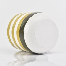 porcelana Tarros de vela de hormigón de alta calidad con pintura a mano. fabricante