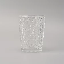 中国 高白色透明玻璃持有人蜡烛杯 制造商