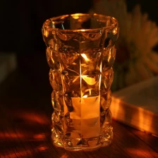porcelana Titular de la decoración del hogar de la vela votiva de cristal fabricante
