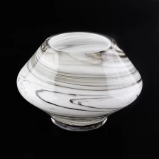 China Castiçal de vidro de luxo artesanal para decoração de casa fabricante