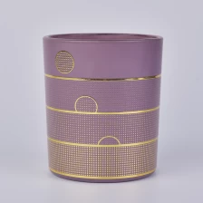 porcelana Tarros de cristal decorativos caseros de la vela para la vela de 10oz que hace fabricante