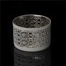 China Homologous series Cylinder round ceramic candle holder manufacturer