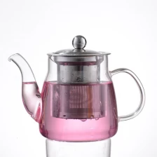 China Heißer Verkauf benutzerdefinierte Pyrex Borosilikatglas Töpfe mit Diffusor Teegärten Hersteller