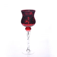 China Hot Selling Handmade Glass Candle Holder manufacturer