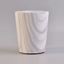 China Hot popular taper marble concrete candle jar for home manufacturer