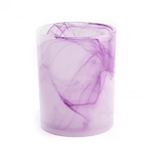 中国 热销售10盎司紫色蜡烛架用于家居装饰 制造商
