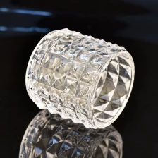 China Jarra de vela de cristal de venda quente para tomada de vela fabricante