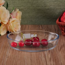 China Ellipse Heat Resistant Glass Container manufacturer