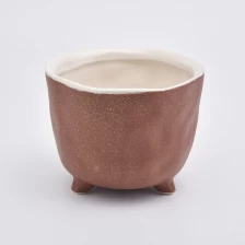China Large 21oz Ceramic Candle Vessels Wholesale manufacturer