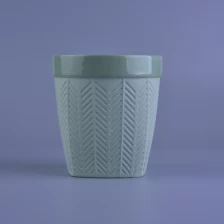 porcelana La última decoración del hogar del diseño para los sostenedores de vela de cerámica blancos del color fabricante