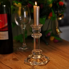 China pillar tall glass candle holders manufacturer