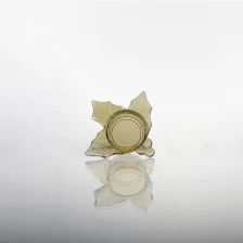 Chine Leaf shape tea light candle holder fabricant