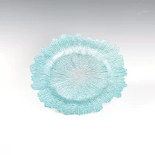 China Light blue glass plate manufacturer