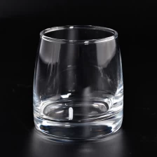 China Luxury 10oz clear glass candle jar for candle making supplier manufacturer