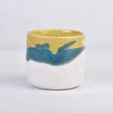 中国 豪华450毫升陶瓷蜡烛罐用于家居装饰 制造商