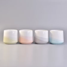 China Luxury Ceramic Candle Vessels For Candle Making manufacturer