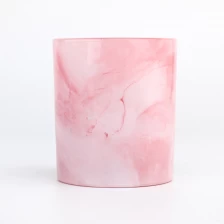 Chiny Luksusowy design szklany świeca słoik kolorowy pojemnik na świeca szklany hurt hurtowy producent