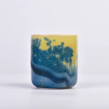 China Luxus ausgefallenes Design Keramik Kerzenglas für Kerzenfestigende Weihnachtsdekoration Hersteller