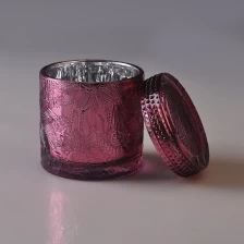 الصين Luxury Glass Candle Jar With Glass Lid Custom Candle Jar Supplier الصانع