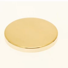 China Luxury gold metal cover of glass candle jar manufacturer