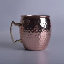 China Luxus Kupfer Metall Kerze Tasse Hersteller