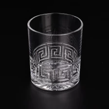 الصين الجرار الزجاجية الزجاجية الفاخرة شمعة فارغة حاوية شمعة الجملة الصانع