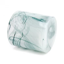 porcelana Velores de vidrio vacío decorativo de lujo para vela para hacer velas al por mayor fabricante