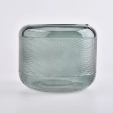 Chiny Luksusowy szklany pojemnik na dużą pojemność szklana świeca hurtowa producent