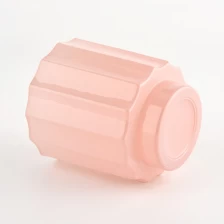 中国 豪华粉红色的垂直玻璃罐用于家居装饰批发 制造商