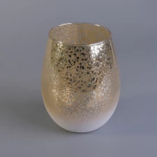 porcelana Candelero soplado en forma de huevo de vidrio fabricante