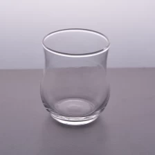 porcelana Máquina soplada transparente 4oz titular de vela de cristal al por mayor fabricante