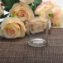 China Machine made clear votive glass candle jars from China manufacturer