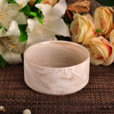 Chiny Marble candle jar for home decoration producent