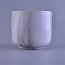 China Keramisches Kerzenglas des Marmormusters für Hauptduft Hersteller