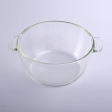الصين Microwave Oven Heat-resistant Glass Cake Bowl Dish With Lid الصانع