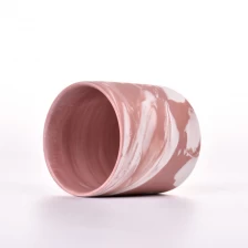 China Moderner Ton leerer Kerzenglas einzigartige Keramikkerzenkernen Heimdekoration Hersteller
