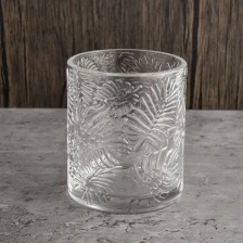中国 新的12盎司14盎司透明玻璃缸蜡烛罐与家居装饰 制造商