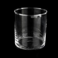 China New 12oz custom glass candle holder clear candle jars wholesale pengilang